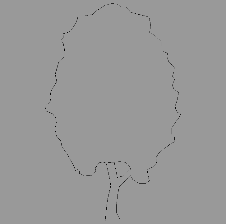 Bloque Autocad Vista de Simple 14 en Alzado